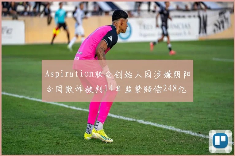 Aspiration联合创始人因涉嫌阴阳合同欺诈被判14年监禁赔偿248亿